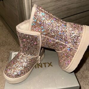Cat & jack glitter boots size 5